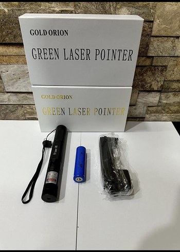  Beden Siyah Lazer Pointer ve Şarj Seti