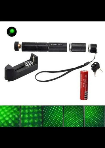 Adesso Siyah Lazer Pointer ve Şarj Seti
