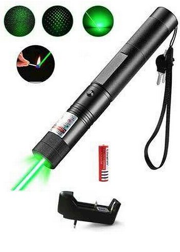  Beden Renk Siyah Lazer Pointer ve Şarj Seti