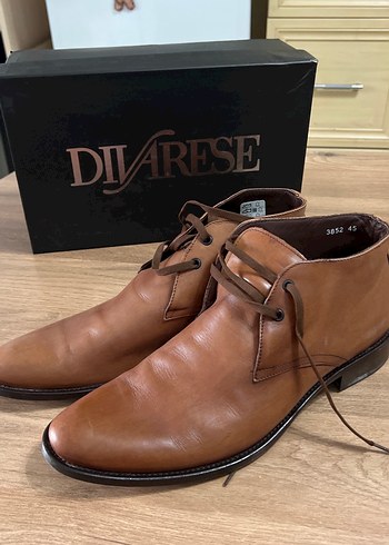 Dıvarese  Klasik Parlak Kahverengi Erkek Bot - Görsel 2