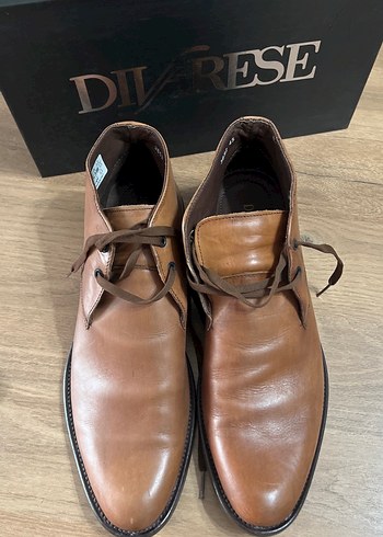 Dıvarese  Klasik Parlak Kahverengi Erkek Bot - Görsel 5