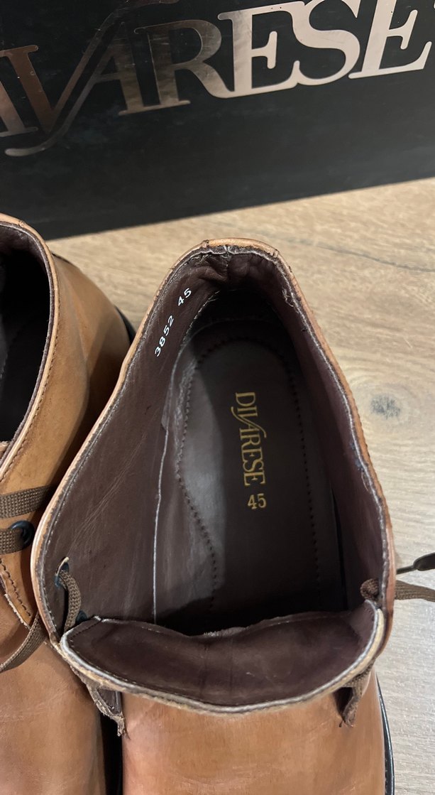 Dıvarese  Klasik Parlak Kahverengi Erkek Bot - Görsel 4