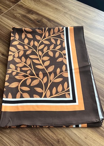 Kahverengi Bohem Kadın şal - Görsel 2