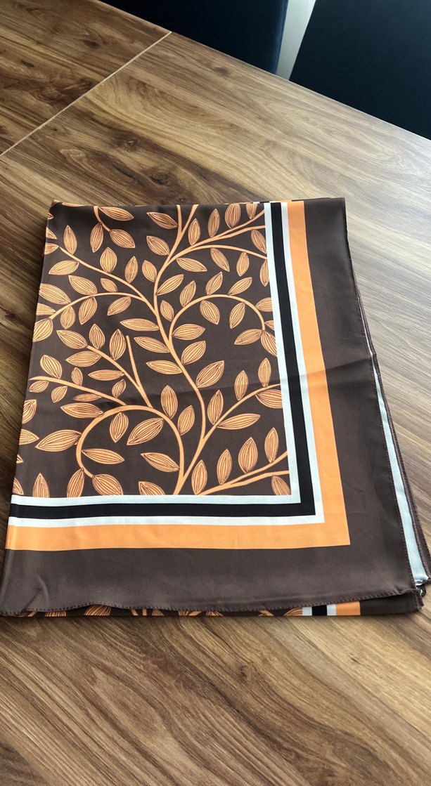 Kahverengi Bohem Kadın şal - Görsel 2