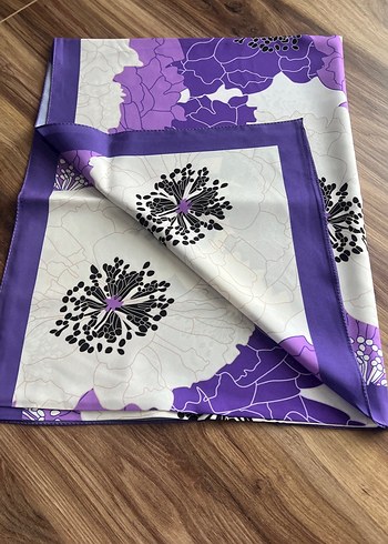 Mor Desenli Bohem Kadın Şal - Görsel 2