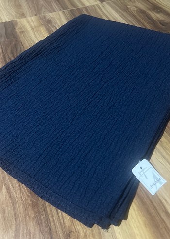 Lacivert Pilili Kadın Şal - Görsel 3