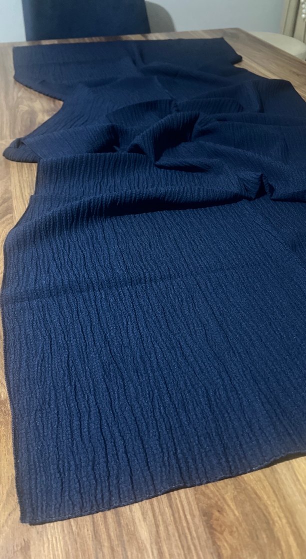 Lacivert Pilili Kadın Şal - Görsel 2