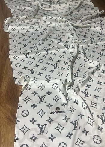 Bohem Beyaz şifon  Kadın Şal - Görsel 2