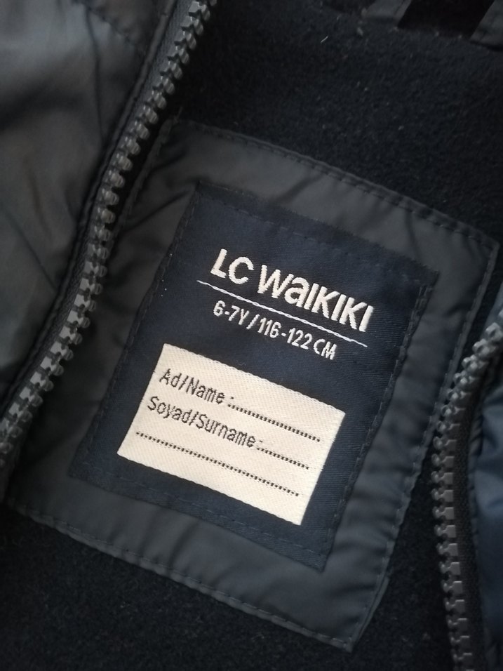 Lacivert Kapüşonlu Erkek Çocuk Kaban - Görsel 2