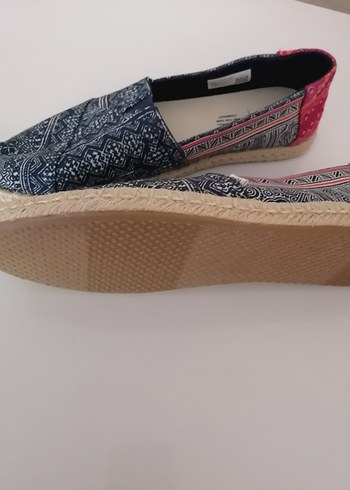 39 Beden çeşitli Renk Renkli Bohem Kadın Espadril