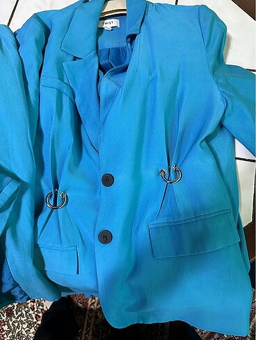 diğer Beden mavi Renk Twist blazer