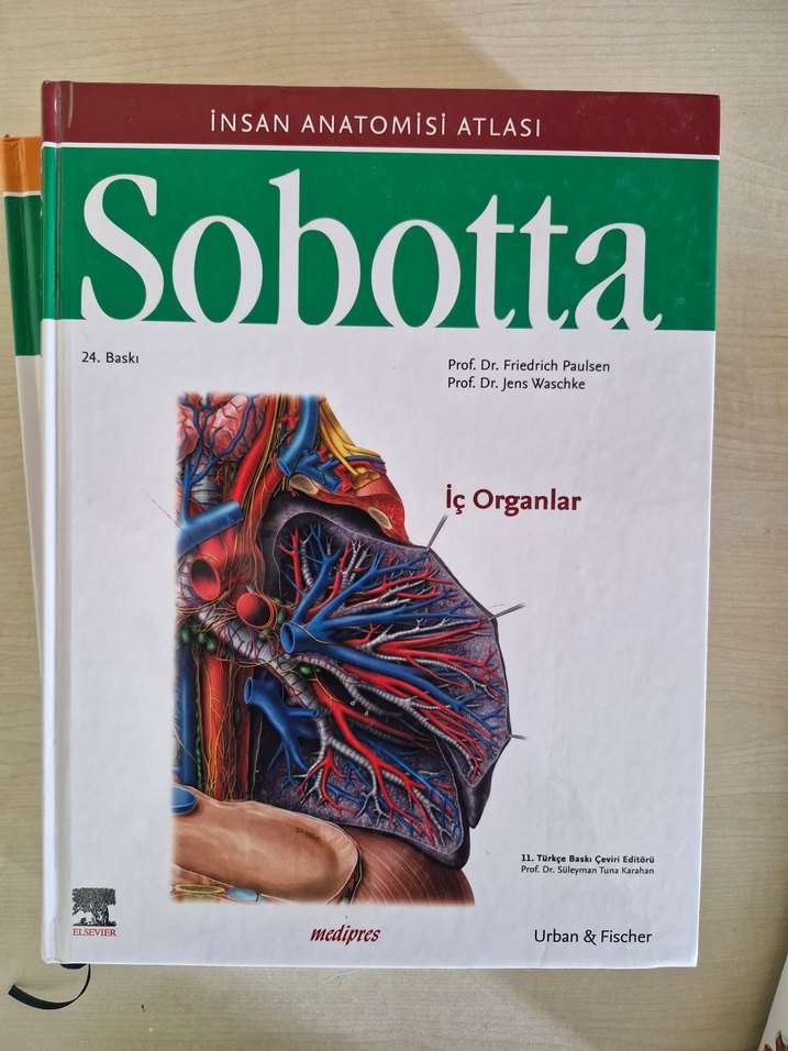 Sobotta İnsan Anatomisi Atlası (3 Cilt Takım +Ek Kitap) - Görsel 5