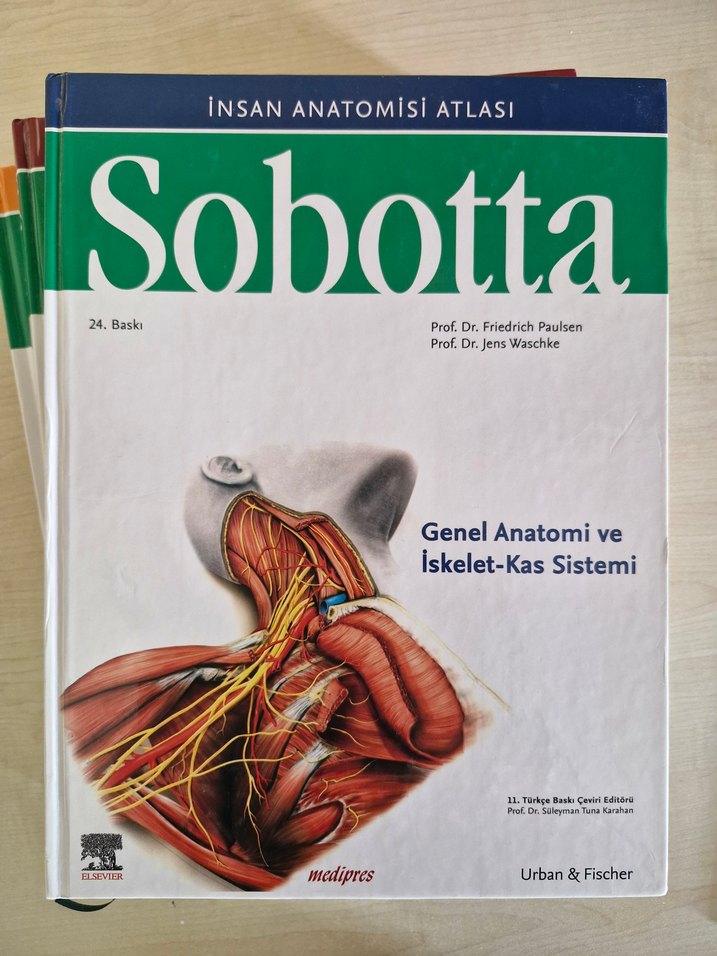 Sobotta İnsan Anatomisi Atlası (3 Cilt Takım +Ek Kitap) - Görsel 4