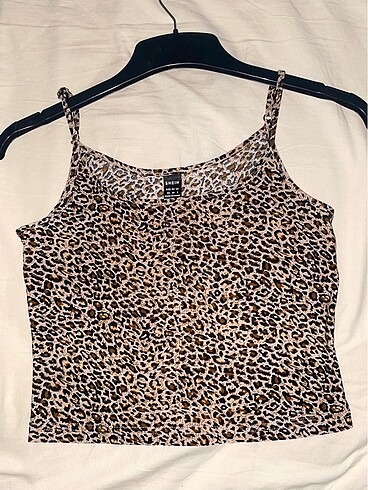 Shein Leoparlı Crop