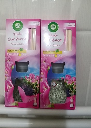 Air Wick Pembe Çiçek Bahçesi Kokulu Çubuklar
