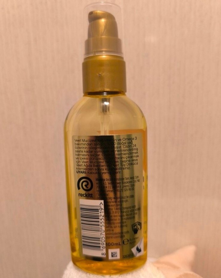 Veet Profesyonel mucizevi Yağı 100 ml - Görsel 2