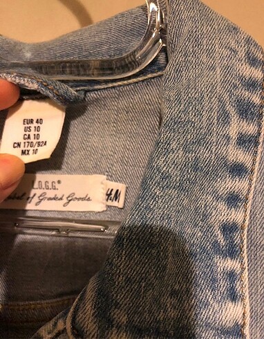 l Beden mavi Renk h&m kot ceket