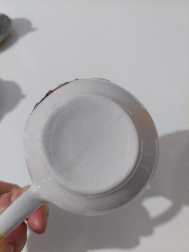 Ayçiçeği Desenli Renkli Seramik Kupa - Görsel 4