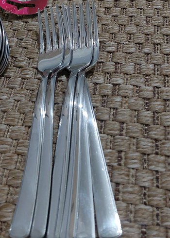 6 kişilik çatal, kaşık takimı
gündoğdu 18/10 - Görsel 2