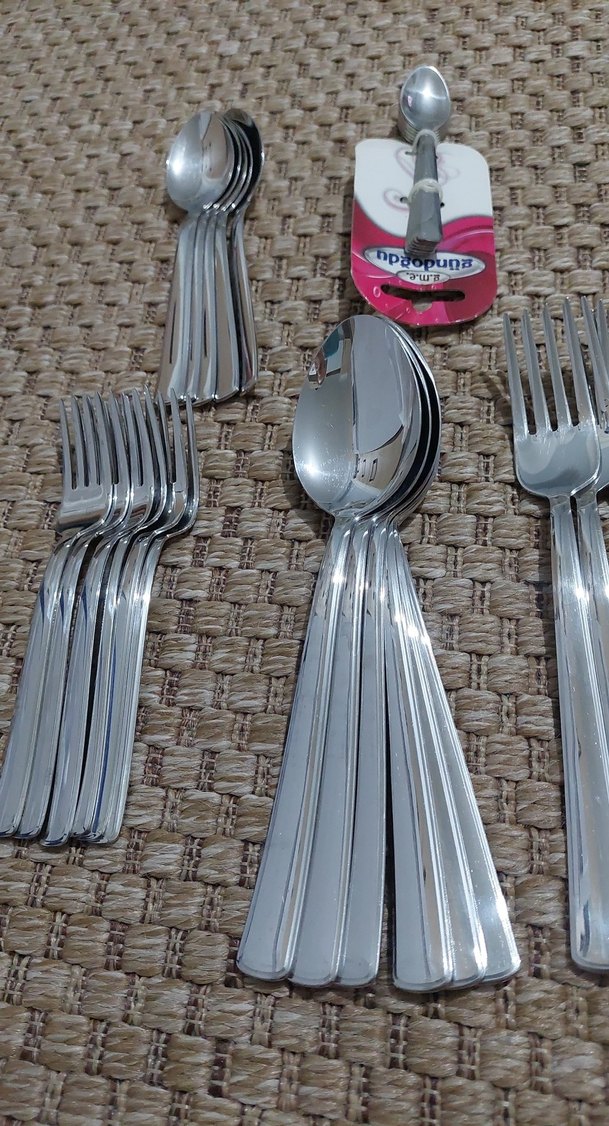 6 kişilik çatal, kaşık takimı
gündoğdu 18/10 - Görsel 3