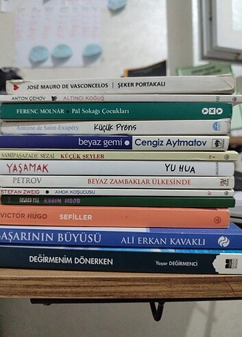 Toplu kitap(12 kitabın fiyatıdır) tekliflere açığım