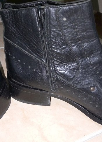 Erkek Siyah Gotik Tokalı Bot - Görsel 6