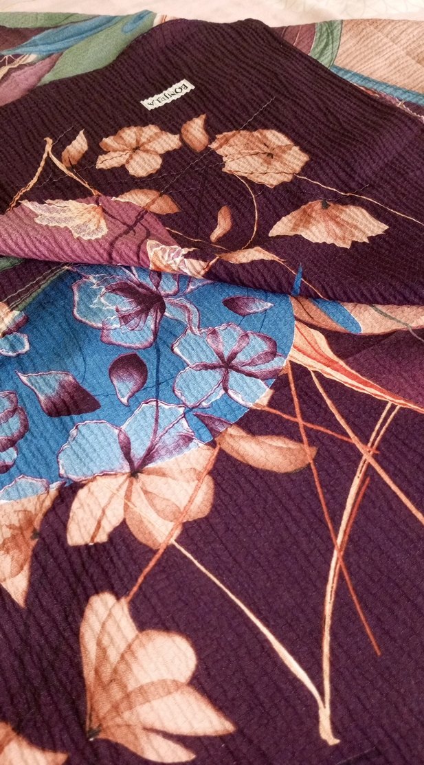 Renkli Piliseli Bohem Kadın Başörtüsü - Görsel 3