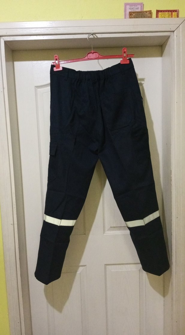 Diger Erkek Lacivert Rahat Kesim Kemerli Pantolon - Görsel 2