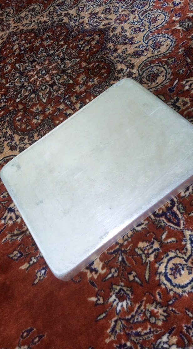 Parlak Gri Dikdörtgen Fırın Tepsisi - Görsel 2