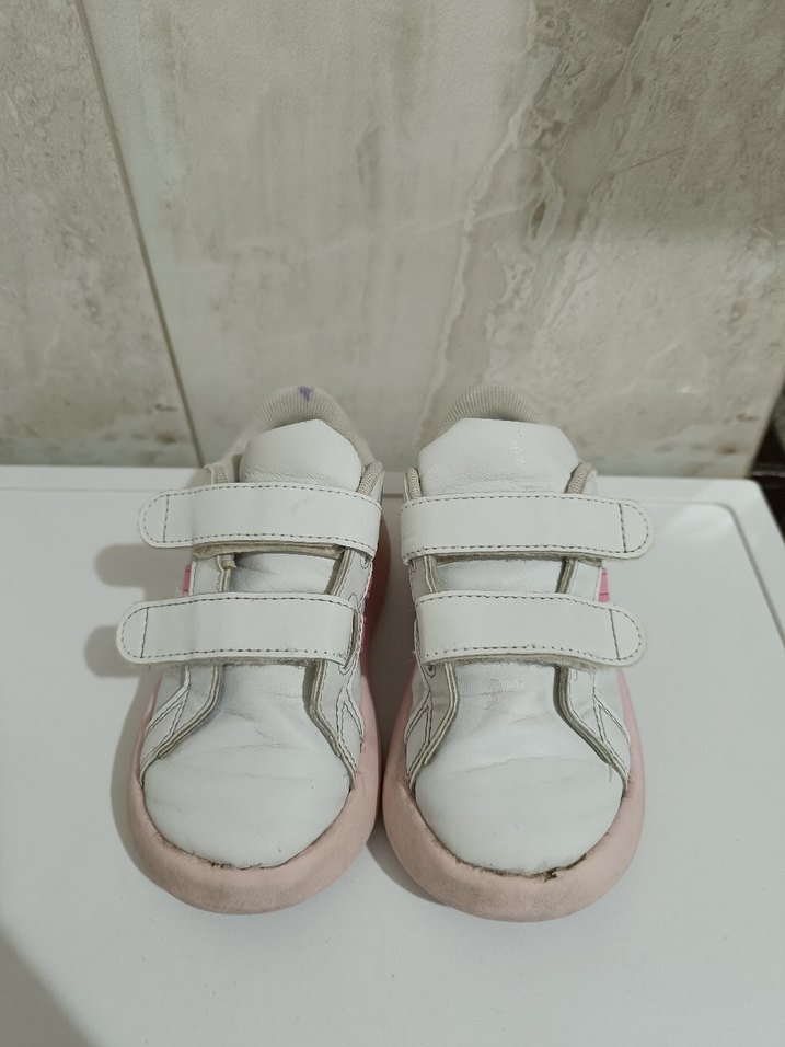 Adidas kız Çocuk Beyaz Cırt Cırtlı - Görsel 3