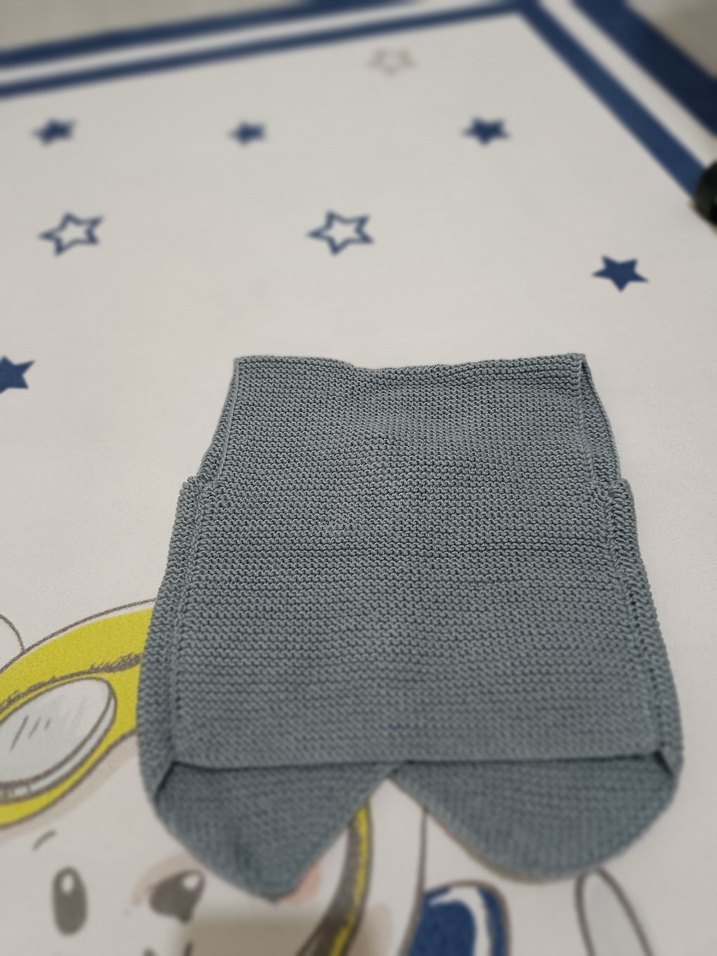 Gri Erkek Çocuk efe yeleği sıfırdır el örgüsü - Görsel 2