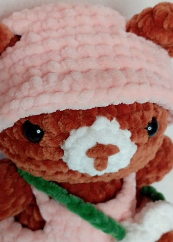 Beden Renk Pembe Peluş Ayıcık Oyuncak