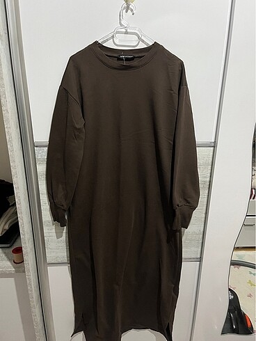 uzun sweat elbise