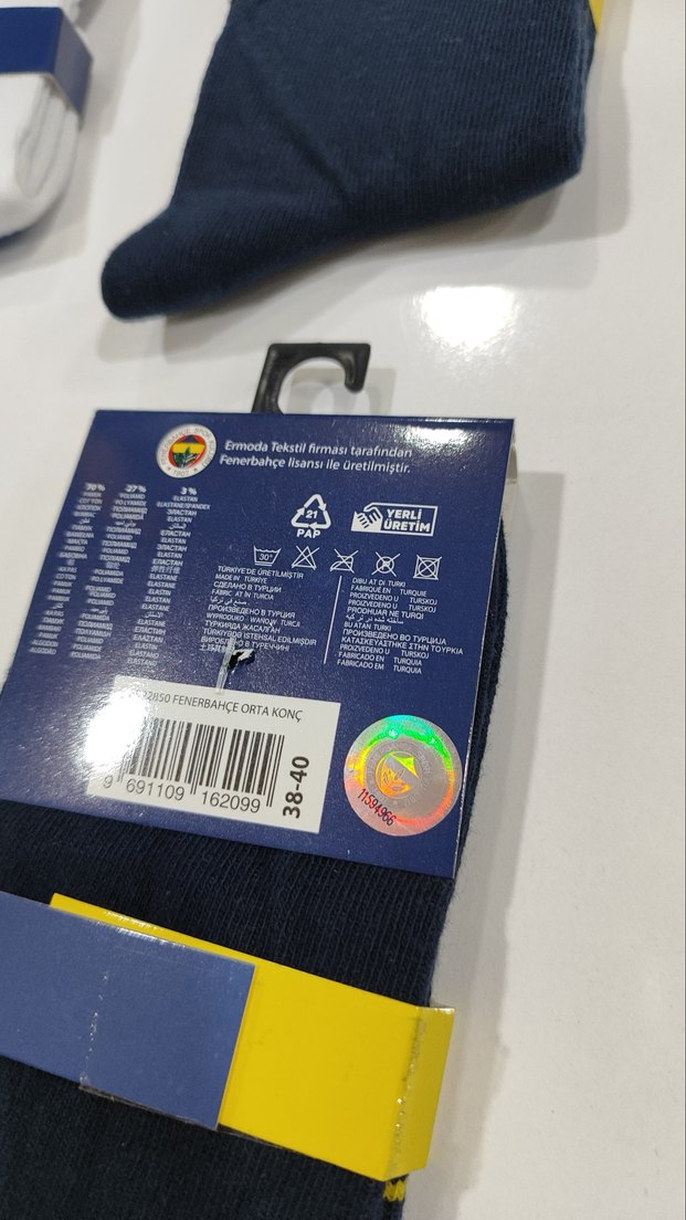 Fenerbahçe Mini Kadın Çorap - Görsel 3