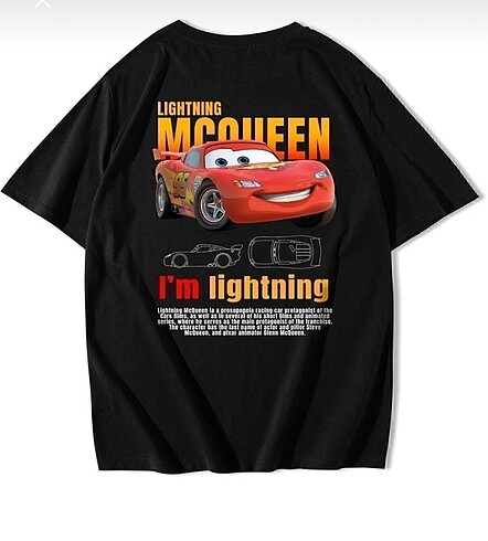 Mcqueen baskılı