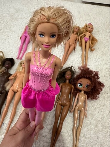  Beden Renk Toplu Barbie bebek