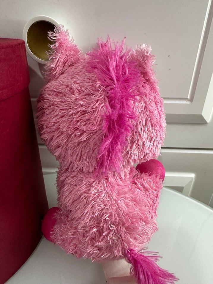 Pembe Renkli Peluş Unicorn Oyuncak - Görsel 2