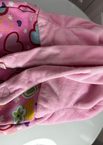 Renkli Pembe Peluş Çocuk Sırt Çantası - Görsel 2