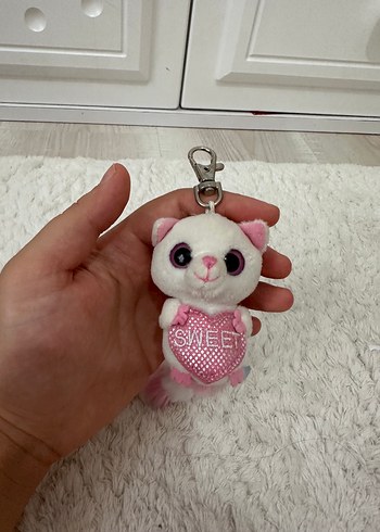 Pembe Peluş Anahtarlık Oyuncak