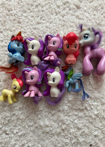 Renkli My Little Pony Aksiyon Figürleri Seti