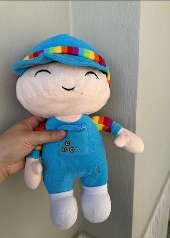 Renkli Sarı Peluş Oyuncak ve Çanta