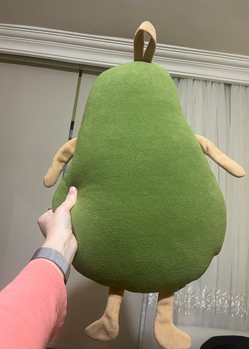 Yeşil Pastel Avokado Peluş Oyuncak - Görsel 2