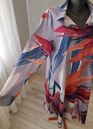 Gömlek elbise - Görsel 3