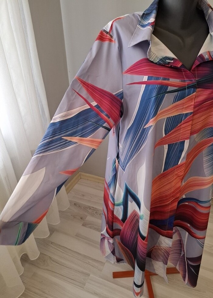 Gömlek elbise - Görsel 3