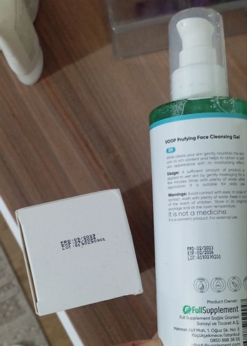 Beden VOOP Canlandırıcı ve Arındırıcı Tonik ve yüz yıkama jeli
