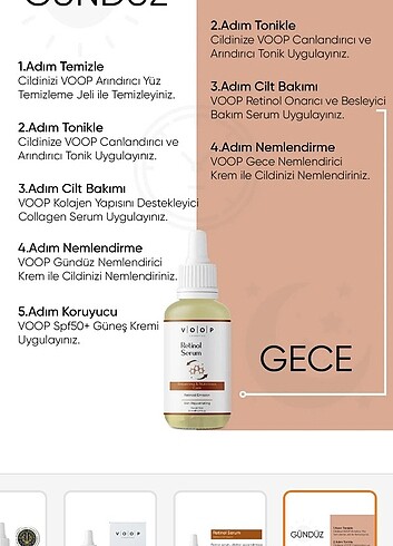 Beden Retinol Serum Voop marka