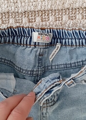 6 Yaş Beden mavi Renk Kot pantolon