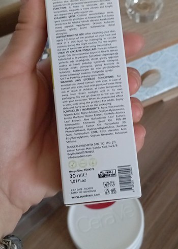 Suoderm Leke Karşıtı ve Cilt Tonu Eşitleyici Serum 30ml - Görsel 6