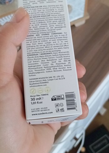 Suoderm Leke Karşıtı ve Cilt Tonu Eşitleyici Serum 30ml - Görsel 7