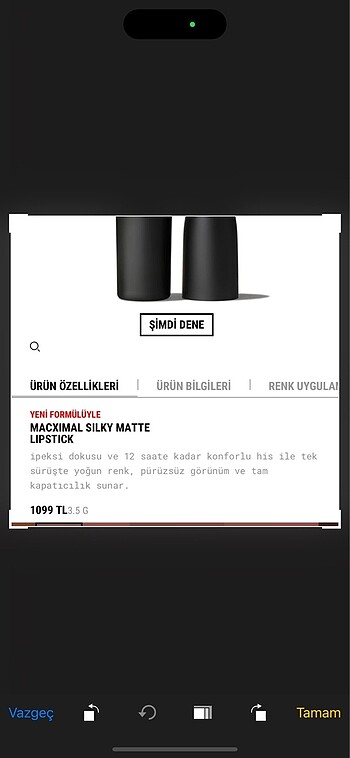 Beden Mac velvet teddy ruj